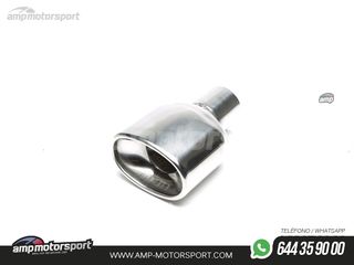 COLA DE ESCAPE OVALADA TAPADA 87x133MM