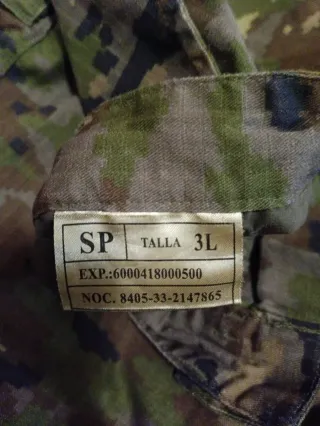 Uniforme 3L Ejercito (nuevo)