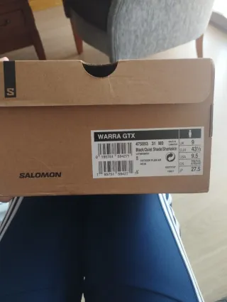 Zapatillas Salomon Gore-Tex Negras/Gris