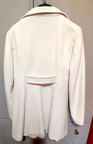 Cappotto Benetton Bianco / Panna Tg. 40