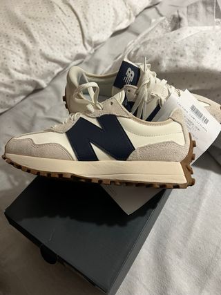 Deportivas New Balance Mujer Beige/Blanco