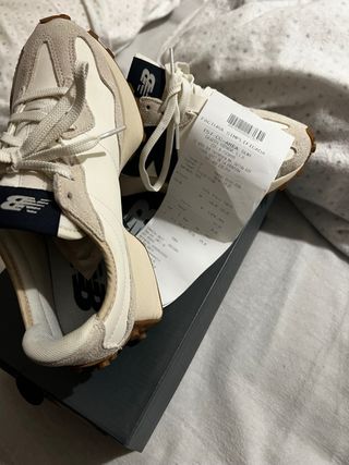 Deportivas New Balance Mujer Beige/Blanco