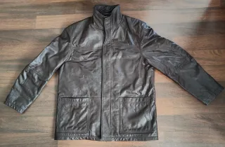 Chaqueta de cuero TTM para hombre