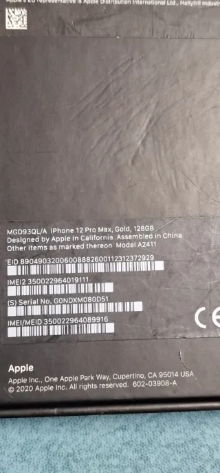 iPhone 12 Pro Max Dorado