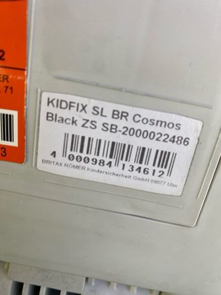 Silla de coche Britax Römer negra