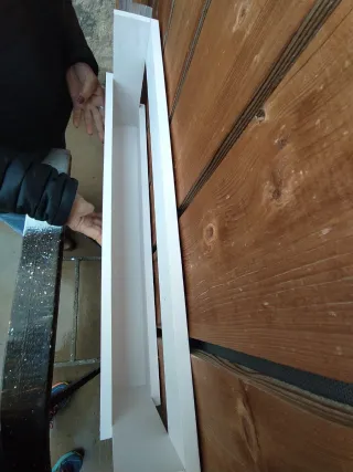 Estante blanco lacado rústico