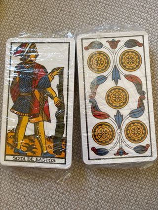Cartas de tarot nuevas,sin usar.