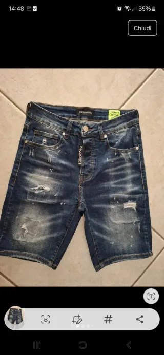 Bermuda Dsquared2 bambino tg 42