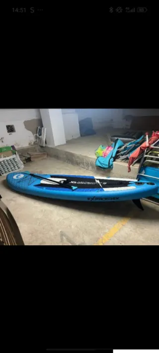 Tabla de surf azul EXPROTREK