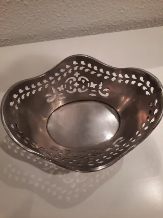 2 Adornos Decorativos Plateados