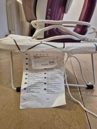 Tabla de planchar + plancha Philips (muy usada)