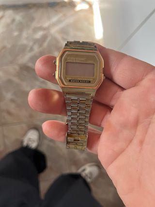 Reloj Casio Dorado y Plateado