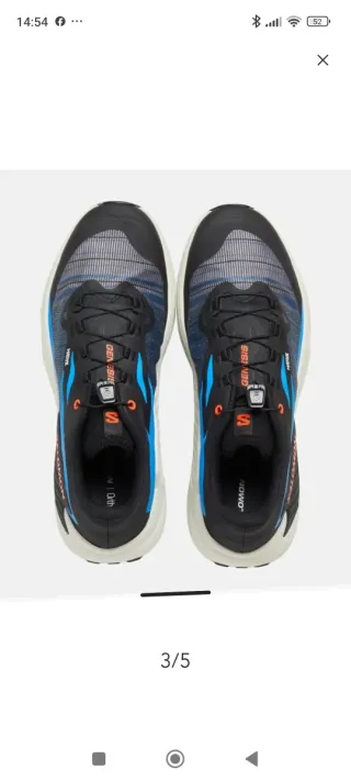 Zapatillas Salomon Negras y Azules