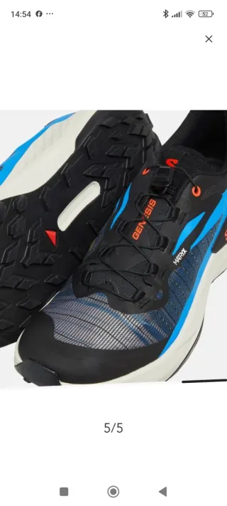 Zapatillas Salomon Negras y Azules