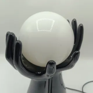 Lámpara de cerámica, años 80