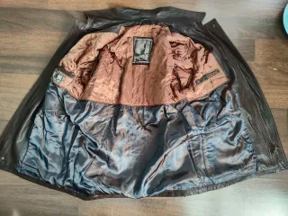 Chaqueta de cuero hombre CARAMELO marrón