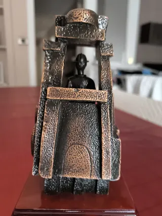 Figura de Bronce de Minero