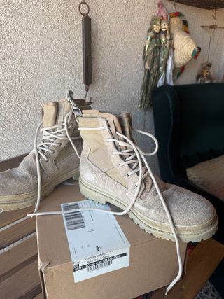 Botas Zara Safari Beige Talla 45