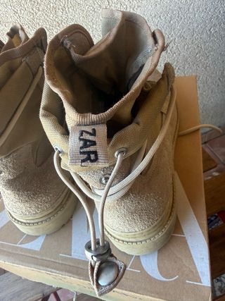 Botas Zara Safari Beige Talla 45