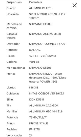 Bicicleta Eléctrica Kross Hexagon Boost 1.0 29” M