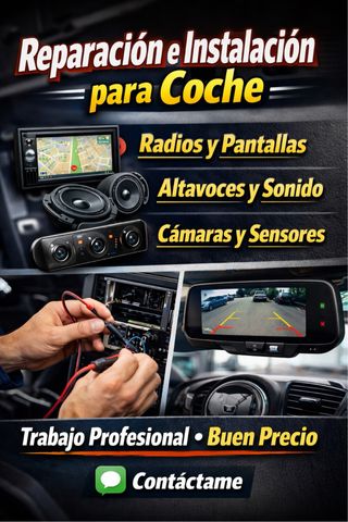 Instalación de radio y sonido para coche – Precio