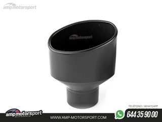 COLA DE ESCAPE TIPO RS4 LADO IZQUIERDO NEGRA