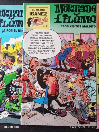 Lote 3 cómics Mortadelo y Filemón