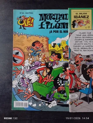 Lote 3 cómics Mortadelo y Filemón