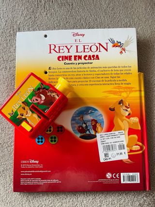 Cuento y proyector: El rey León