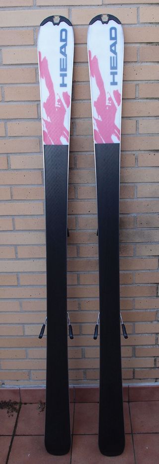 Esquís 163cm con fijaciones Head