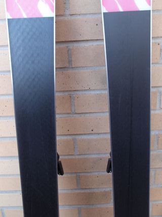 Esquís 163cm con fijaciones Head