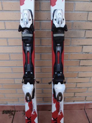 Esquís 163cm con fijaciones Head
