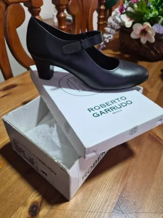 Zapatos Flamenco Roberto Garrudo Negros
