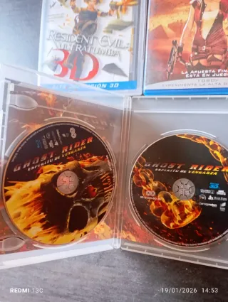 Pack 3 Blu-ray 3D Resident Evil y Ghost Rider