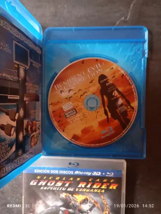 Pack 3 Blu-ray 3D Resident Evil y Ghost Rider