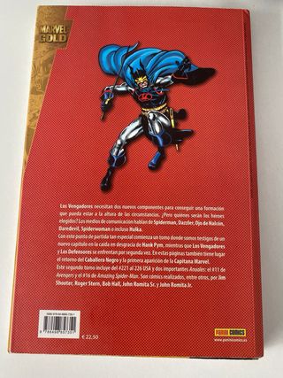 Colección Comics Los Vengadores Marvel Gold