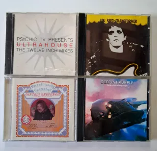Cds Lou Reed Deep Purple Pshychic TV Beefheart