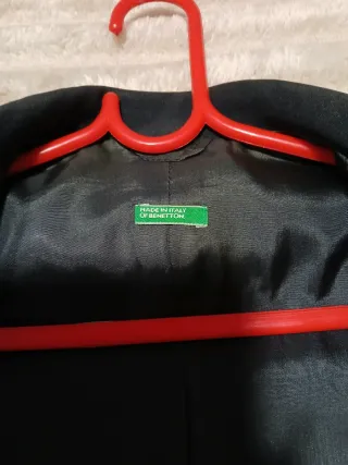 Americana Benetton azul marino