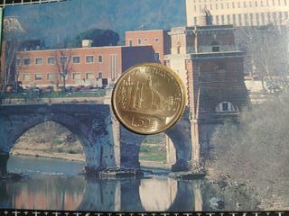 Moneta L.500 Ponte Milvio Roma 1991