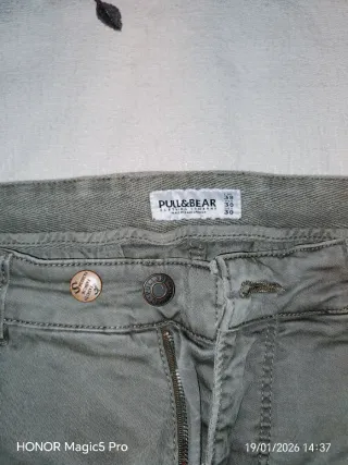 Pantalón cargo hombre verde