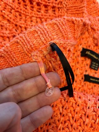 Jersey Massimo Dutti Talla XS Naranja