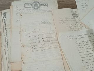Documentos antiguos siglo XIX - Timbrología