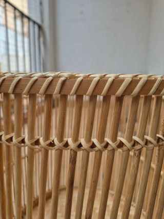 Cesta de ratán grande – usada, decorativa