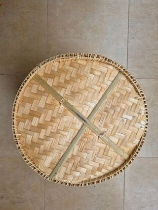 Cesta de ratán grande – usada, decorativa