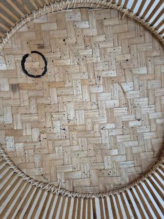 Cesta de ratán grande – usada, decorativa