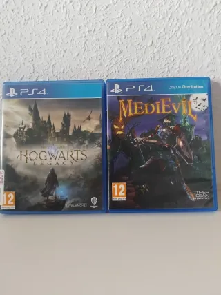 Giochi PS4 Hogwarts Legacy e MediEvil