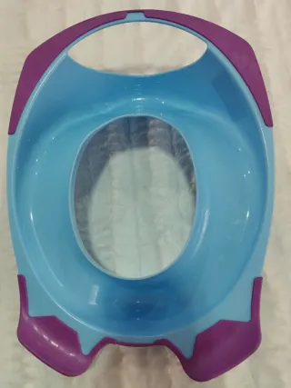 Reductor WC infantil azul con dibujo