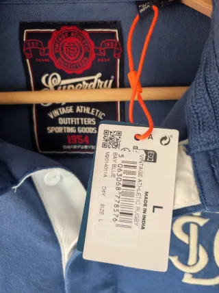 Polo Superdry Rugby Vintage L relajado