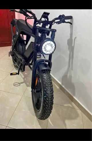 Bici Eléctrica Fat Bike Negra