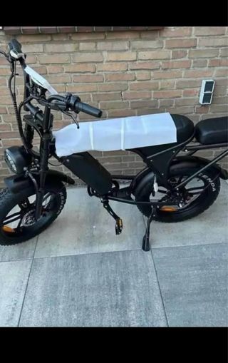 Bici Eléctrica Fat Bike Negra